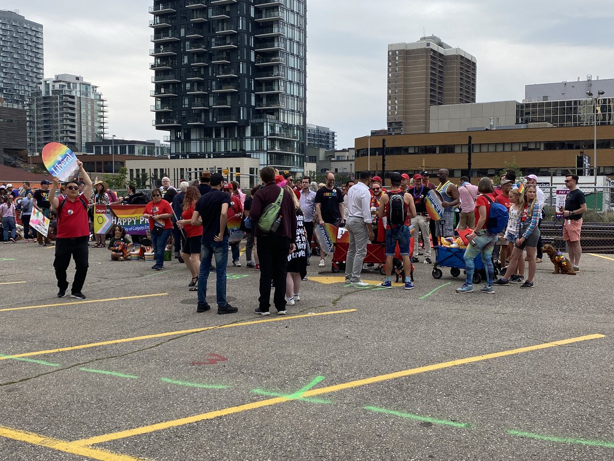 CreatedGay's tweet photo. A lot of energy from @liberal_party at #yycpride. #prideyyc #pride #yyc https://t.co/rhPJgX4lQA