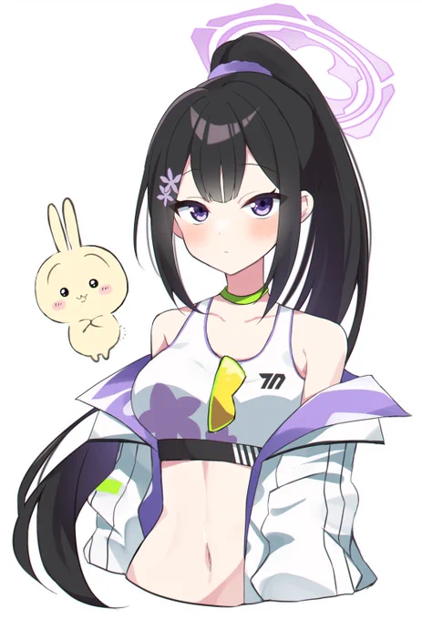 リクエストのスミレとうさぎ 