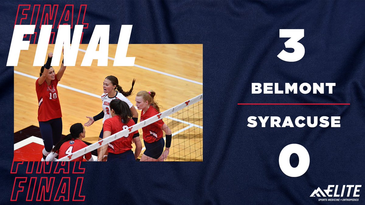 BelmontVB's tweet photo. SUNDAY SWEEP🧹

Bruins sweep the Orange for the first win against a power 5 since 2014!

#ItsBruinTime https://t.co/N3gwnMhxv7