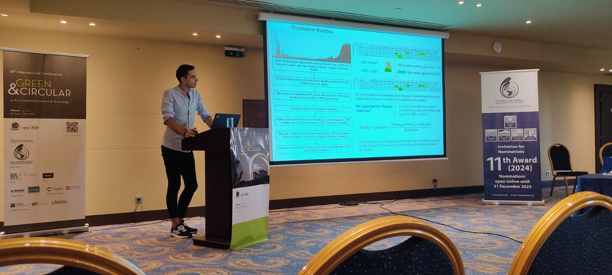 Presenting the work "Socioeconomic status and public health in Australia: A wastewater-based study"
at CEST conference!