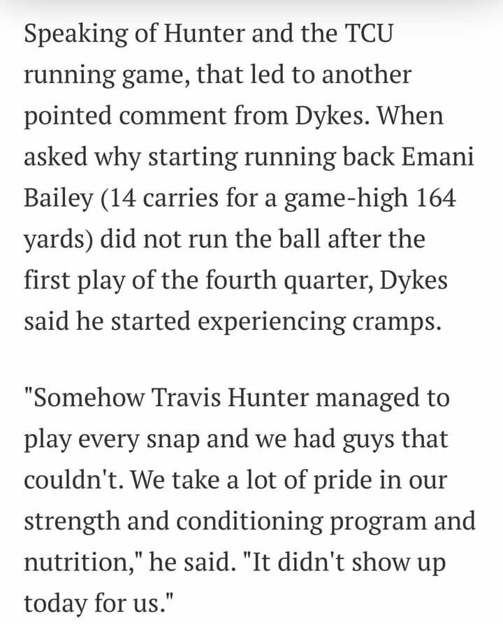 Dr_JustinLima's tweet image. Excuse me? GTFOH

Cramps ain’t happening on gameday cuz the strength staff bro. 

He cramped cuz the game was probably the first time Bailey REALLY hit max effort and speed. 

The whole camp he and everyone else probably did the survivor shuffle when the coaches program too much…