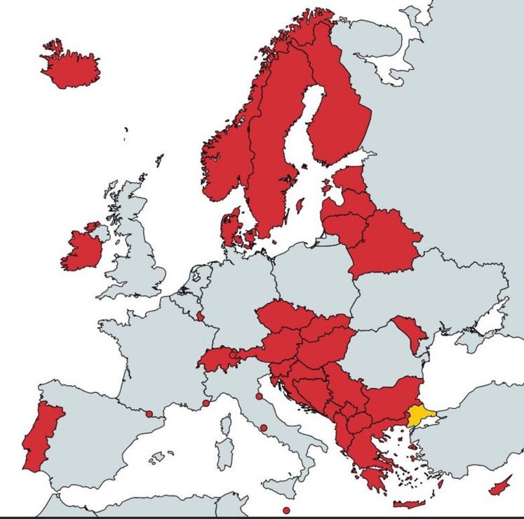 European countries with a population smaller than European part of Turkey.