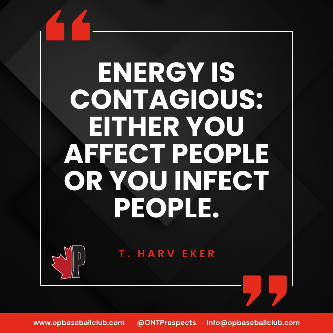 🌟 Spread positive vibes wherever you go! Remember, energy is contagious – make sure you're affecting, not infecting. ✨ #PositiveEnergy #InspirationalQuotes #BetterEveryDay #OntarioProspects #AllAboutCulture