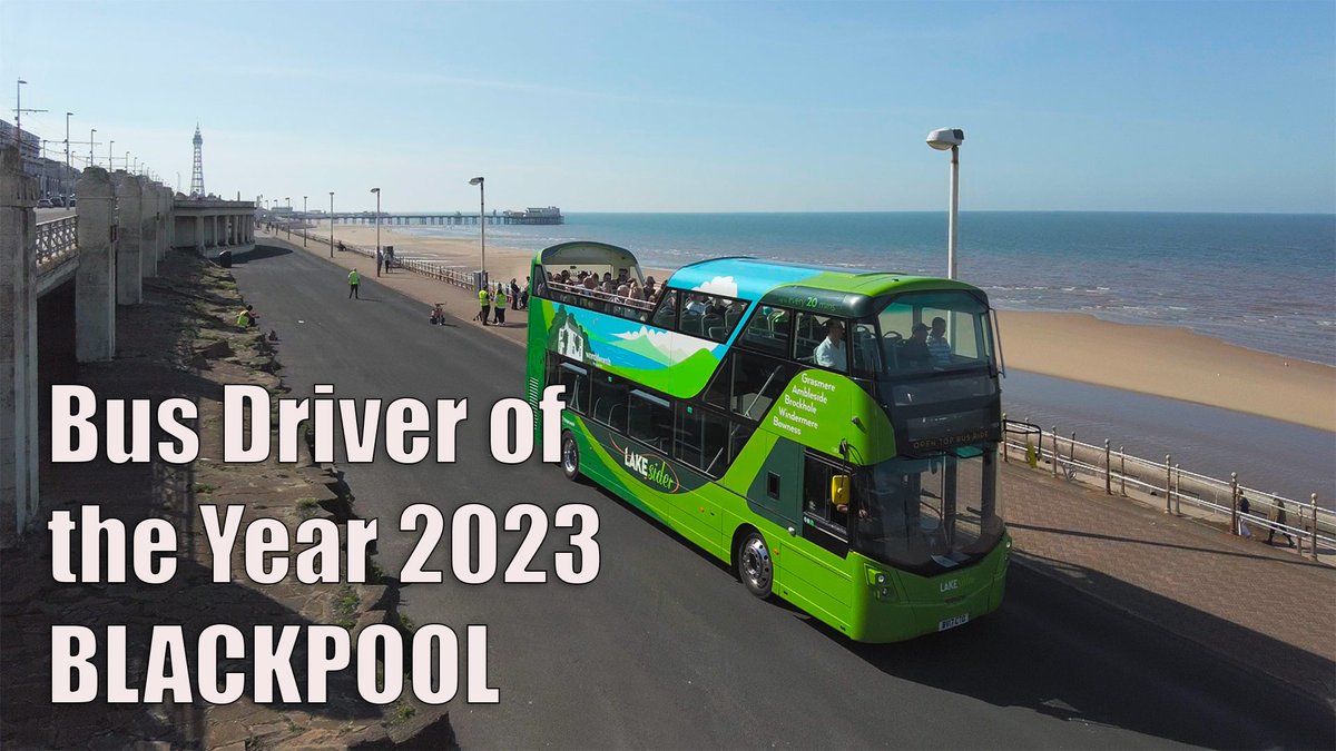 Stephencheatley's tweet photo. I was covering the final of the Bus Driver of the Year competition in sunny Blackpool today. Follow my channel to see the video later this evening https://t.co/zkgSxmAwhB #busdriver #bdoy https://t.co/Uy0XdrnRyK