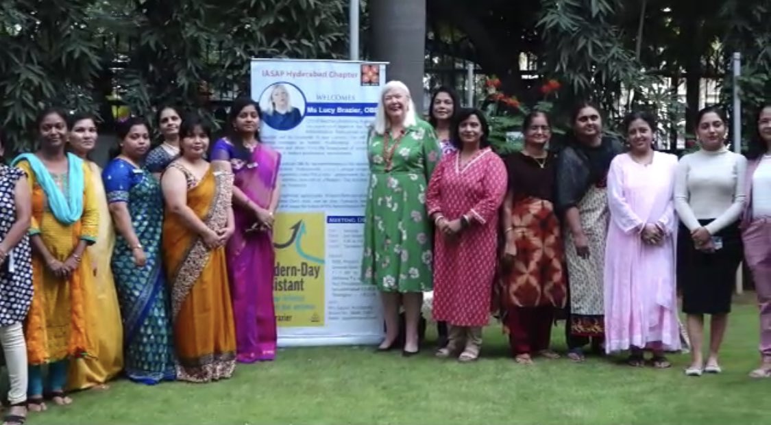 lucybrazier's tweet photo. What a very special place for my book launch in India! Thank you to all of you who joined us this weekend in #Hyderabad for the #IASAP event! Huge thanks to Ruksana Hussain and Gayatri Kondapally for the invitation. It is a weekend that I shall treasure! @KoganPage https://t.co/q13qHwc19E