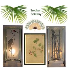 FREE SHIPPING #freeshipping #lamps #etsy #lamp #nightlight #glassblock #handmade #homedecor #gifts #gift #giftidea #Retro #50s #midcenturymodern #Lighting #birds #birdart #birddecor #cranes #sandhillcrane #bamboo #zendecor #giftforhim #giftforher #beachhousedecor #giftsforher