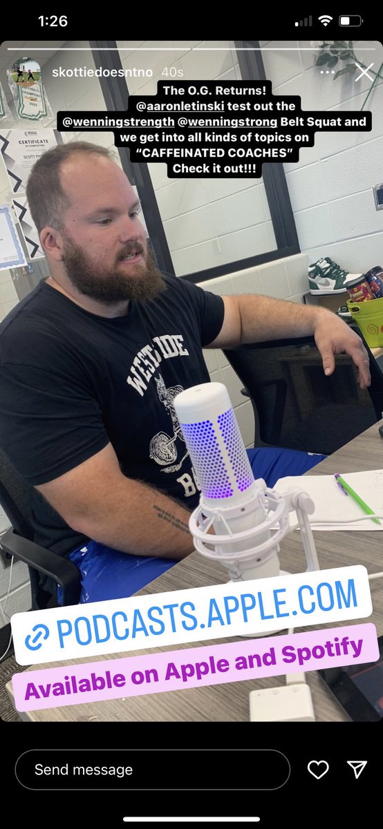 CoachPherson's tweet photo. My guy @LetTwoSix came back from his cave to Concord! How did I get him here?!? A new toy of course! He gives his review and we talk all things S&C
๐๏ธ https://t.co/pLPsqpqj3q
๐ https://t.co/QbhKUvPk4l
Check it out! Share with a friend! Repost if you dig it!
#JoinUs #9amCrew https://t.co/KuZFtRQUAq