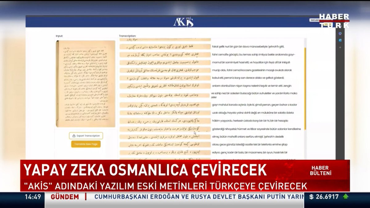 kuru83's tweet photo. O "eski metinler" Türkçe zaten, #Akis metinleri Latin harflerine aktarıyor sadece :)

Ama bunun da haber değeri var elbette :) #Akis, #Habertürk'te haber oldu.

@BerrinYanikoglu @melaysuakcan @EsmaFBilgin https://t.co/pJyz8EZNVn