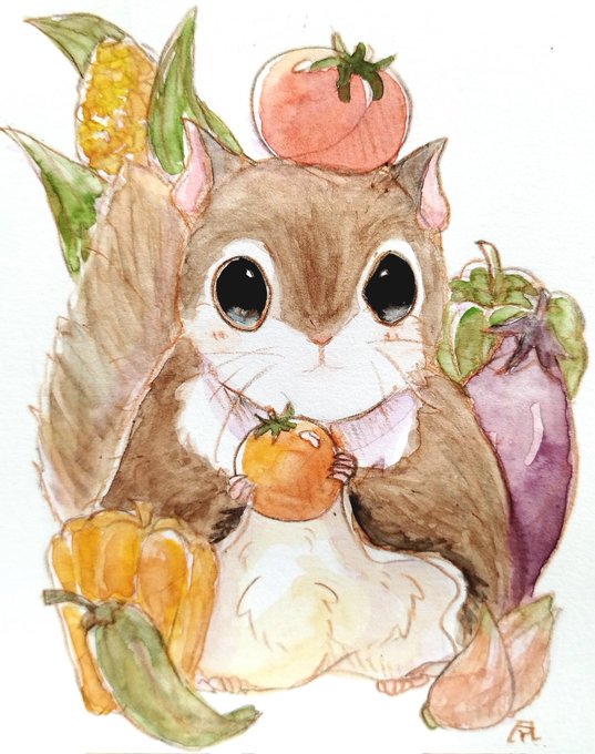 「animal eggplant」 illustration images(Latest)