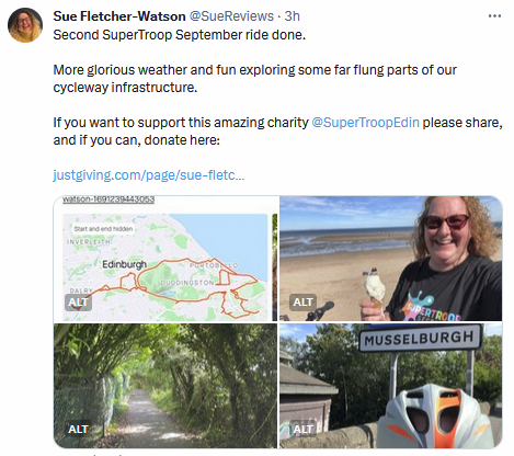 SpokesLothian's tweet photo. @SueReviews @SuperTroopEdin @EdCriticalMass @Sustrans @SustransScot @EdinburghBikes @edinburghbike @Halfords_uk @EvansCycles @Fettes_College 🤩Cycling every #cyclepath in #Edinburgh
🤩using Edinburgh #SpokesMap
🤩Raising💰for "extraordinary residential holidays for children & young people with learning disabilities"
HERE-->https://t.co/LyGjHNCIhL
Spokes Maps are at all good #bikeshops or see https://t.co/9pRx7PHLcO https://t.co/2M4vIPELnY