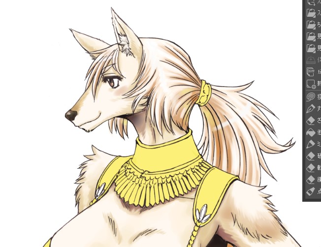 ワンコ塗ってた。明日からぼちぼちネーム開始～ 