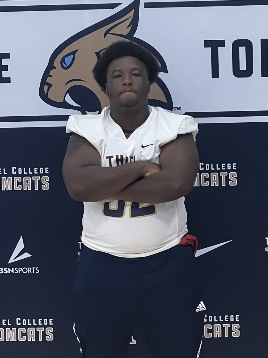 Jordan54np's tweet photo. Great visit this weekend at Thiel college can’t wait for more. #MMC #NorthPointFootball #ThielFootball https://t.co/3PDgbJ7Nth