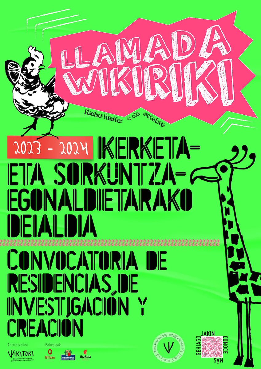 wiki_toki's tweet photo. 📢 #Wikiriki 🐔

❓ Galderarik badaukazu idatz iezaguzu 😉 Bihartik aurrera zuen proposamenak jasoko ditugu

✅¡Desde mañana empezaremos a recibir vuestras propuestas!

⁉️¿Tenéis alguna duda sobre las bases? 👇🏿
https://t.co/oOp7G1DNZL

Contesta este tuit con tus preguntas 😉⬇️ https://t.co/eMD2tXI6Um