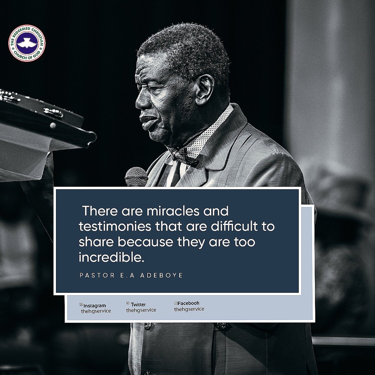 RCCG_PR's tweet photo. There are miracles and testimonies that are difficult to share because they are too incredible.
- Pastor Adeboye
September 2023 Thanksgiving Service
#UncommonMiracles https://t.co/hGM4bpKxw1