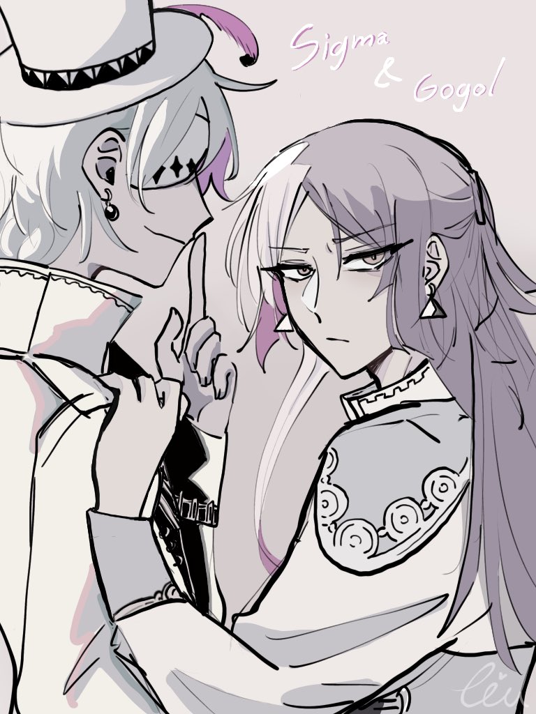 Piufor_u's tweet photo. Sigma &amp; Gogol #BSD https://t.co/lLh99YRKVF