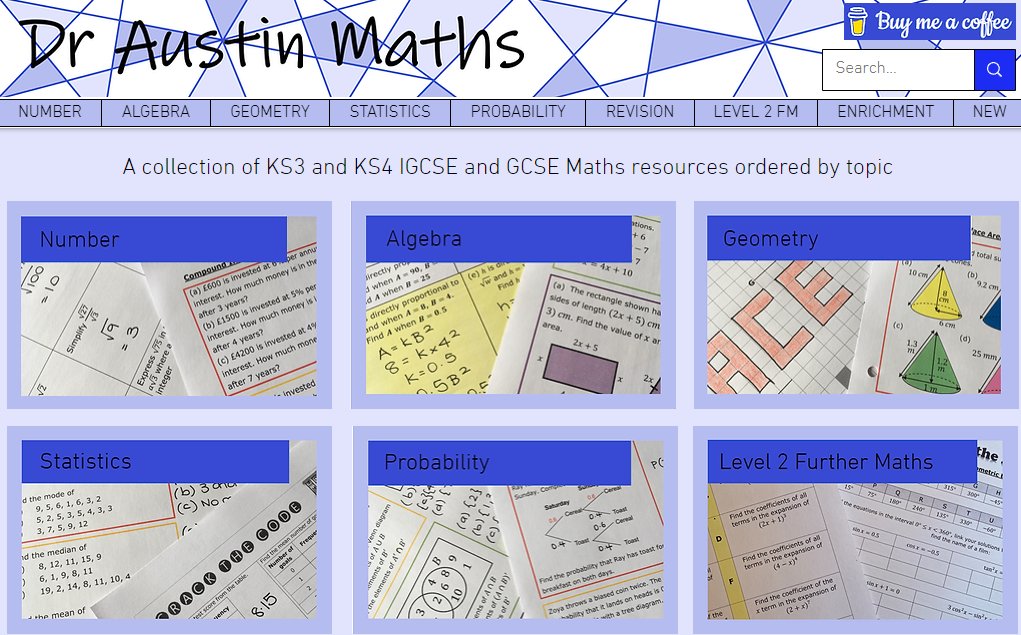 draustinmaths's tweet image. For everyone returning to Maths teaching this week, this is your annual reminder about draustinmaths.com, which now contains over 800 (I&apos;ve just counted!) KS3 and KS4 FREE Maths resources that you may find useful over the coming year.
#mathschat #mathscpdchat #mathsTLP