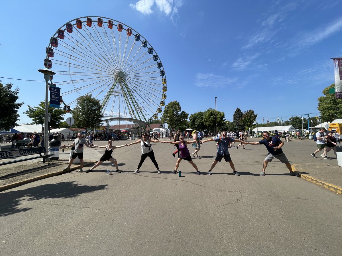 Every year it’s about trying something new!  Randall &amp; Cooper newchallenge #firsttime #mnstatefair