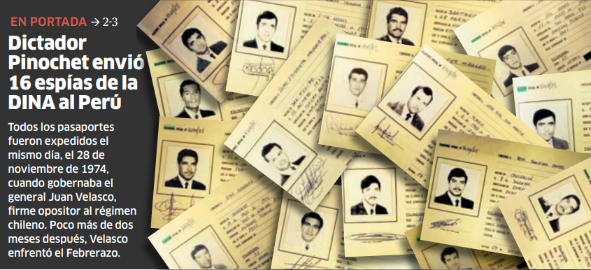 Angelpaezs's tweet photo. Una historia jamás contada: el equipo de agentes de la DINA que despachó Pinochet contra Velasco, poco antes que Morales Bermúdez lo derrocara. Recién con Morales Bermúdez, Pinochet logró que Perú se sumara a la siniestra " Operación Cóndor".

https://t.co/aGdeHSag4D https://t.co/eUrar6o451