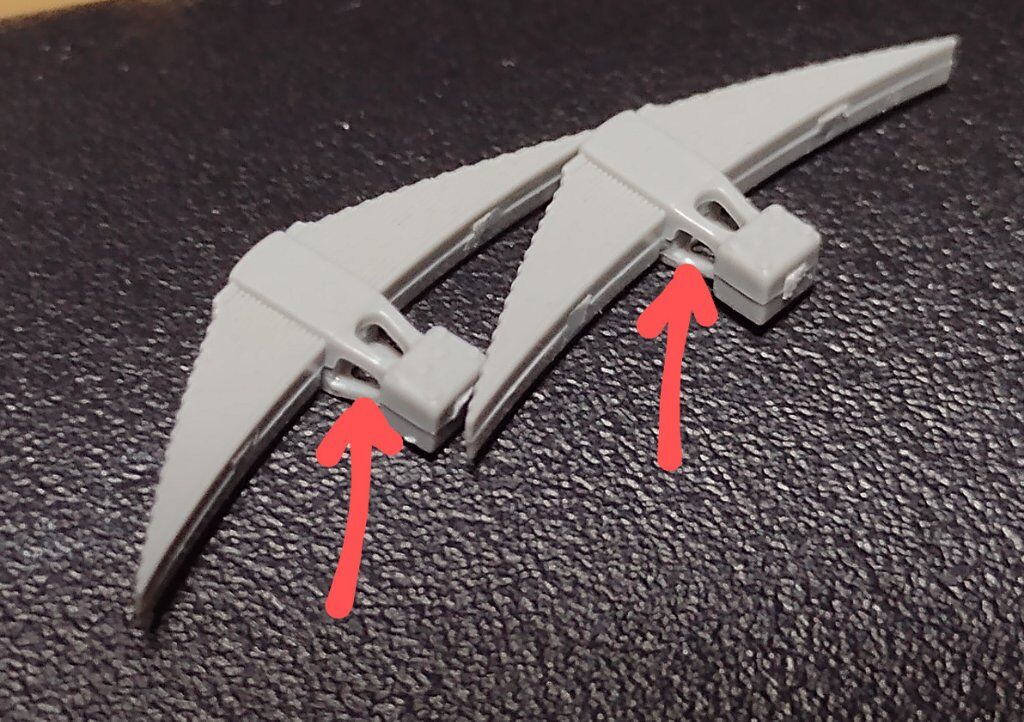 KaiserHong1's tweet image. DRAGON的SMART KIT HETZER追加了一些新開模的懸吊零件，其中的簧片支架下方開口作成&quot;前後左右 4方向&quot;都穿透的...

但是看照片好像&quot;前後穿透&quot;跟&quot;左右穿透&quot;分別是兩種不同的型號，應該沒有這樣全部穿透的....🙄

#HETZER #JAGDPANZER