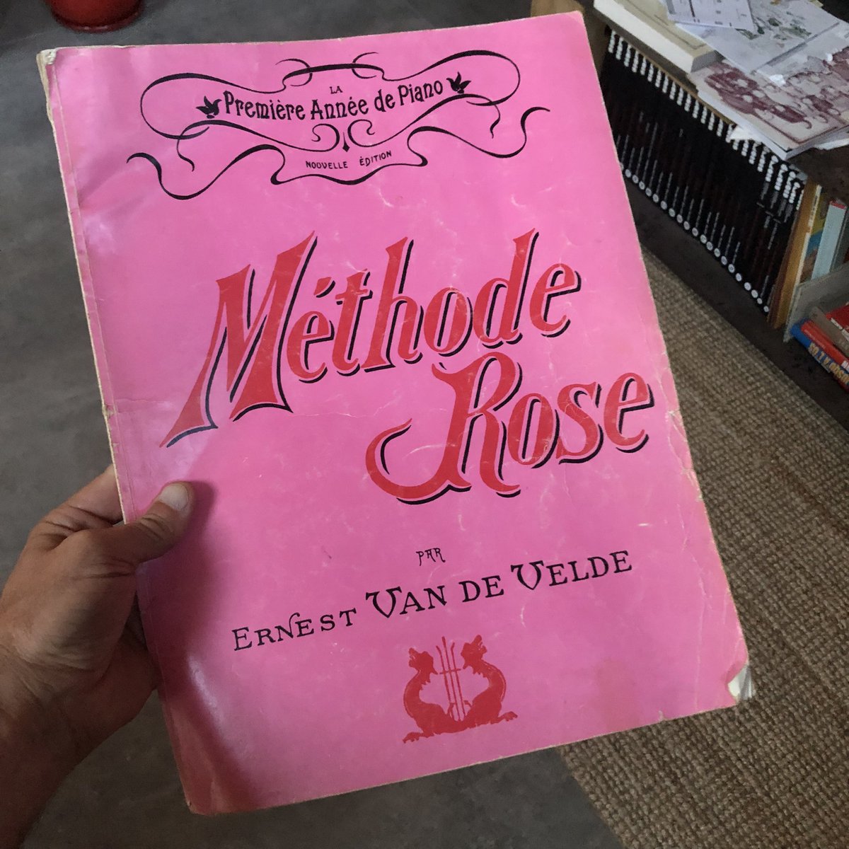 lecartographe's tweet image. Qui a comme moi fait ses premiers pas au #piano avec la Méthode Rose de Ernest Van de Velde ?