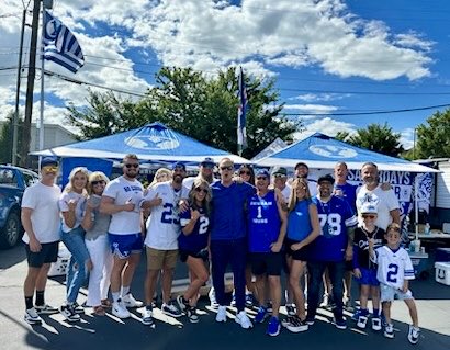 Great to kickoff the season with tailgate crew!  Thanks for stopping by <a href="/TomHolmoe/">Tom Holmoe</a>! 💙🤙🏼<a href="/laceandrus/">Mrs. Inked Cougar</a> <a href="/InkedCougar/">InkedCougar</a> <a href="/Truebrewcoug/">🏳️‍🌈 BYU Boozer ☮️</a> <a href="/Kustom51/">💀Scott Livingston💀</a> <a href="/WorthitAim/">aimee</a> <a href="/raidereast2/">Billy Five-0</a> <a href="/spaYtaY_TheGiff/">Spencer Gifford</a> <a href="/brittgifford7/">Brittany Gifford</a> <a href="/LeBongJames/">LeBong.</a> @ThePaintedCow <a href="/CaleeDeMann/">☮️ Cal Gal🏳️‍🌈</a> @CougFanRodge <a href="/AA_Boozin_Blue/">AA_BYU_JAZZ_FAM</a>