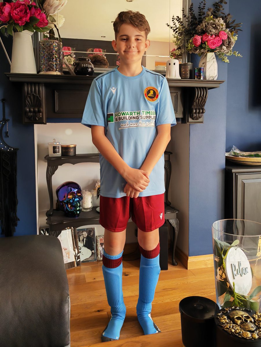 New season. Hes so proud to be back in the number 10 shirt for North Gawber U14s. 7-1 friendly win today. #UTNG #BB10 <a href="/NorthGawberColl/">North Gawber Colliery FC</a>