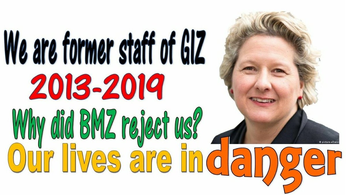Wir ehemaligen Mitarbeiter der GIZ Deutschland vor Ort schreien seit 2 Jahren, dass wir in Gefahr sind, bitte verlegen Sie uns nach Deutschland!  Warum werden unsere Stimmen nicht gehört, warum haben die Deutschen uns vergessen?  Wir sind deprimiert vor Stress!