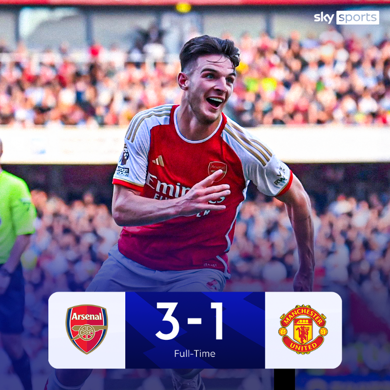 SkySportsPL's tweet photo. What. A. Game. 😲

Highlights from Arsenal's 3-1 win over Man Utd are on our YouTube channel now 👇