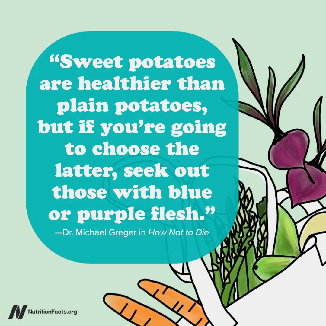 nutrition_facts's tweet image. If you compare the antioxidant activity of white, yellow, and purple potatoes, yellow potatoes, such as Yukon gold, have about twice the antioxidant power as white potatoes, but purple potatoes  have 20 times the antioxidants of white ones. bit.ly/3hBIqAF.