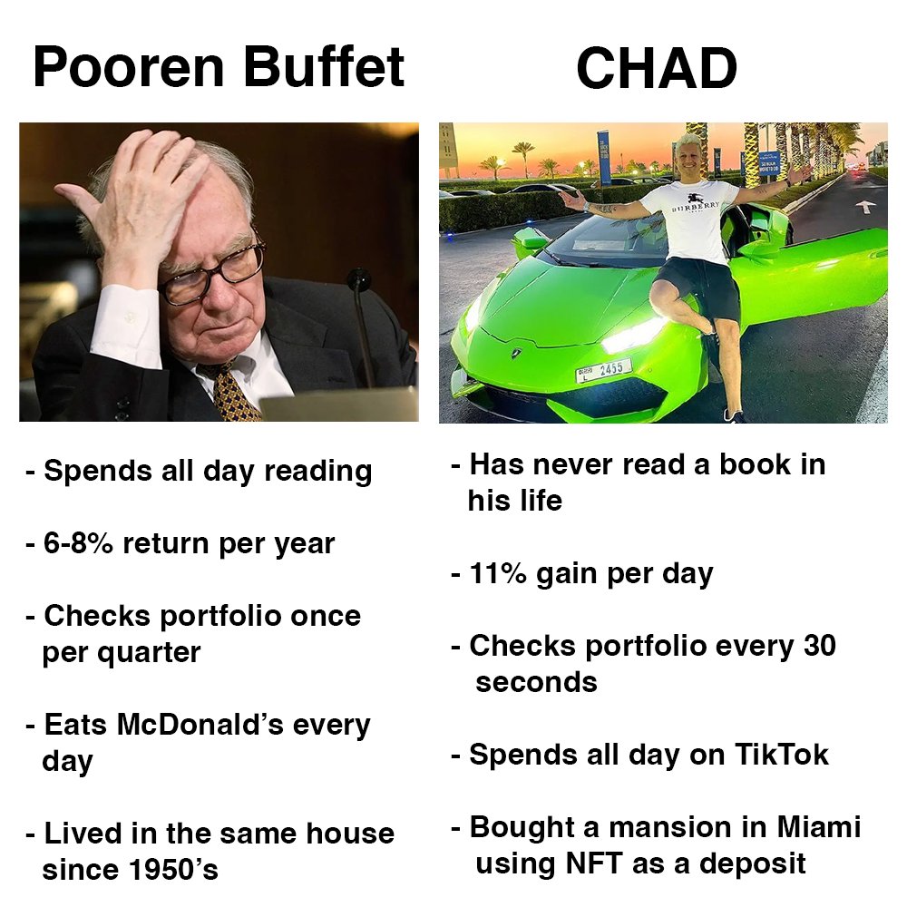 Are you a chad or a buffet?