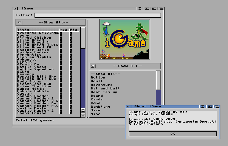 iGame v2.4.3 - Front-end for WHDLoad - buff.ly/45PjUnj #commodore #videogames