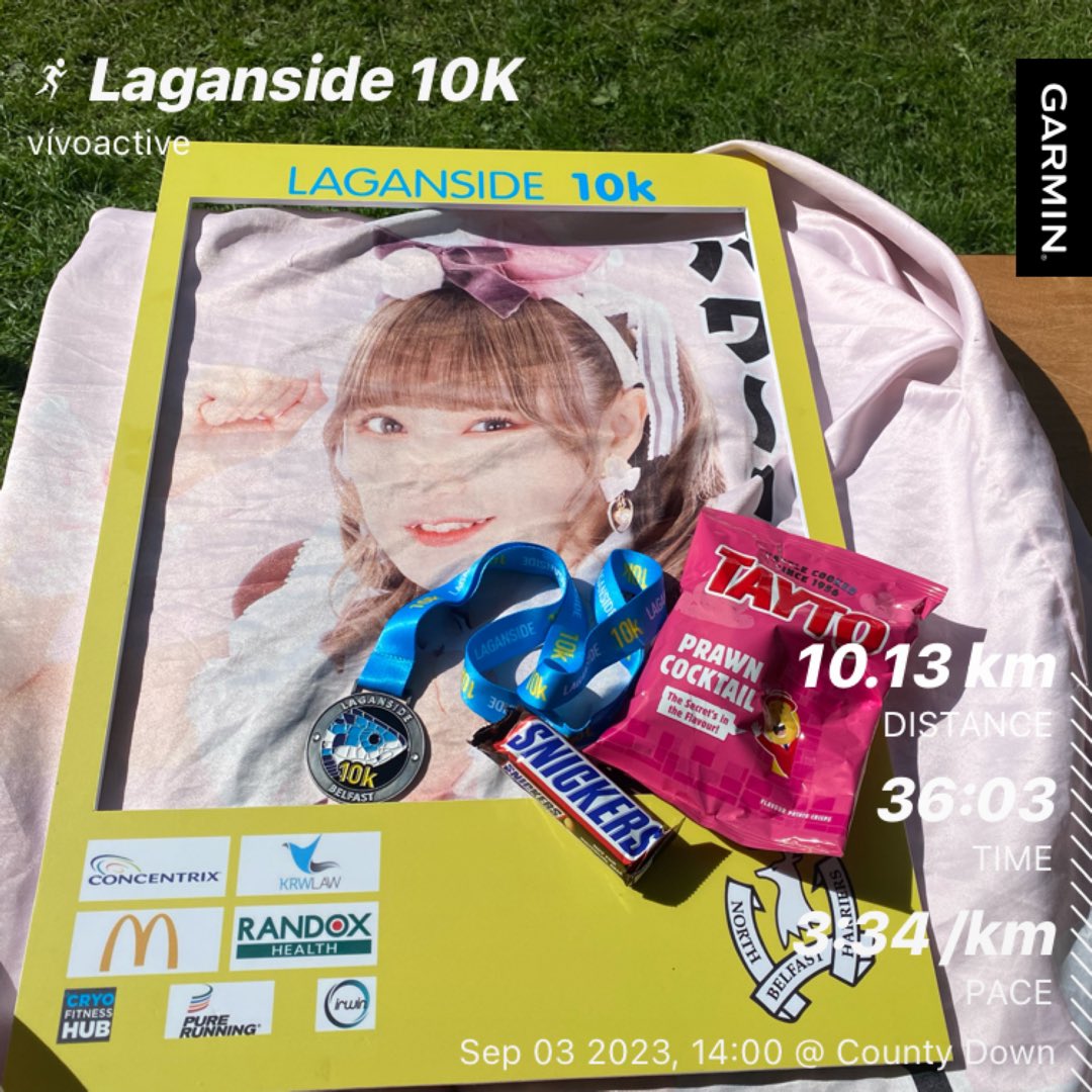 murisamtcm's tweet photo. ☀️@laganside_10km 無事完走おめろです
来週末🏴ロンドン遠征です🫶😆
Thanks @nbharriers for brilliant job in Laganside 10K this afternoon 🫶💛
#supportirishrunning https://t.co/GAO6evX7VH