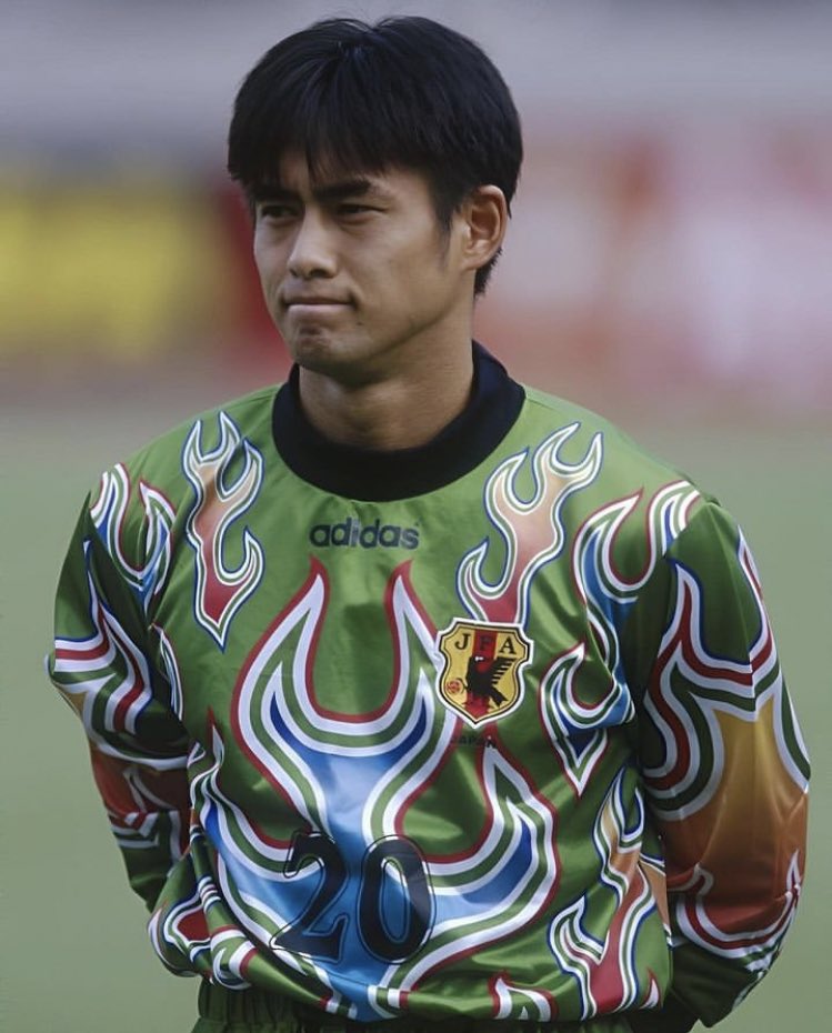 Shtreetwear's tweet image. Japan’s Flame Jerseys for their First World Cup Appearance in 1998