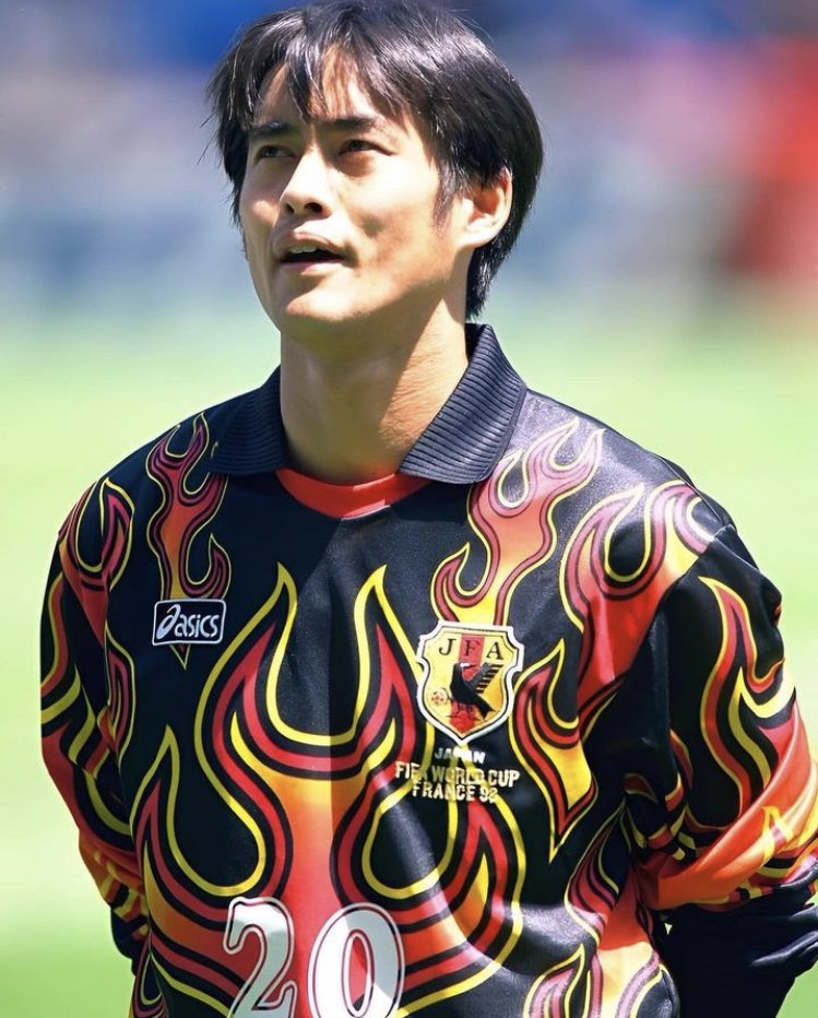 Shtreetwear's tweet image. Japan’s Flame Jerseys for their First World Cup Appearance in 1998