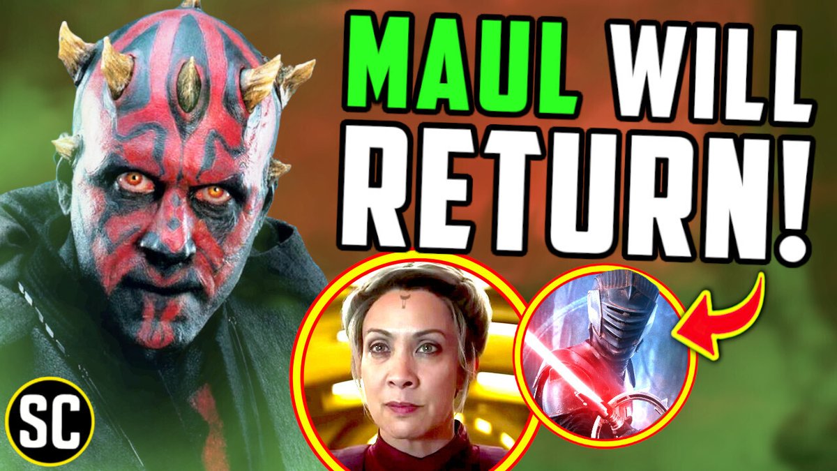 The best twist would be for Maul to come back in Ahsoka, and @ColtonOgburn explains how that could happen: youtu.be/TMbzOFDnE6k