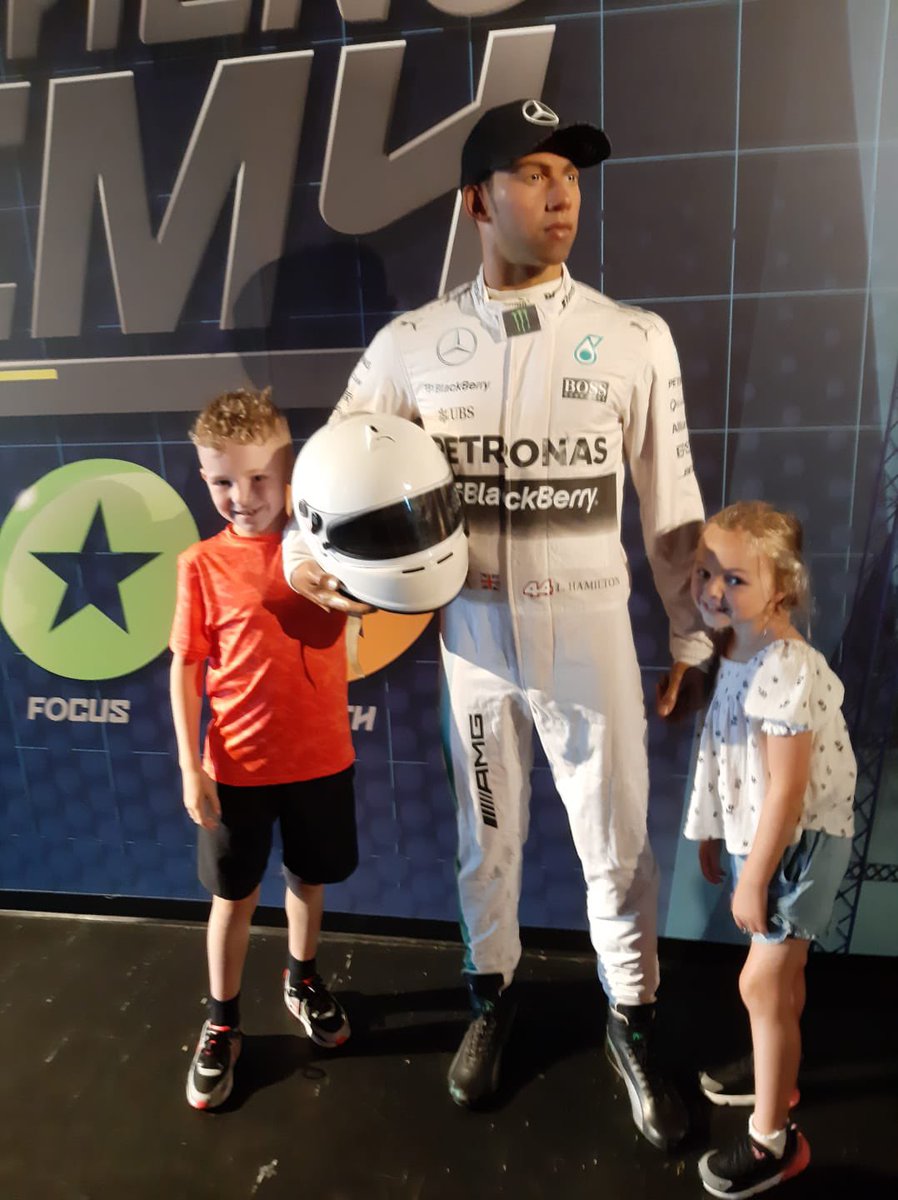 melroberts123's tweet photo. @LewisHamilton while myself and husb was in Monza today to see you, the kids went to madam tussauds to see you aswell https://t.co/gSueXB4U3Y
