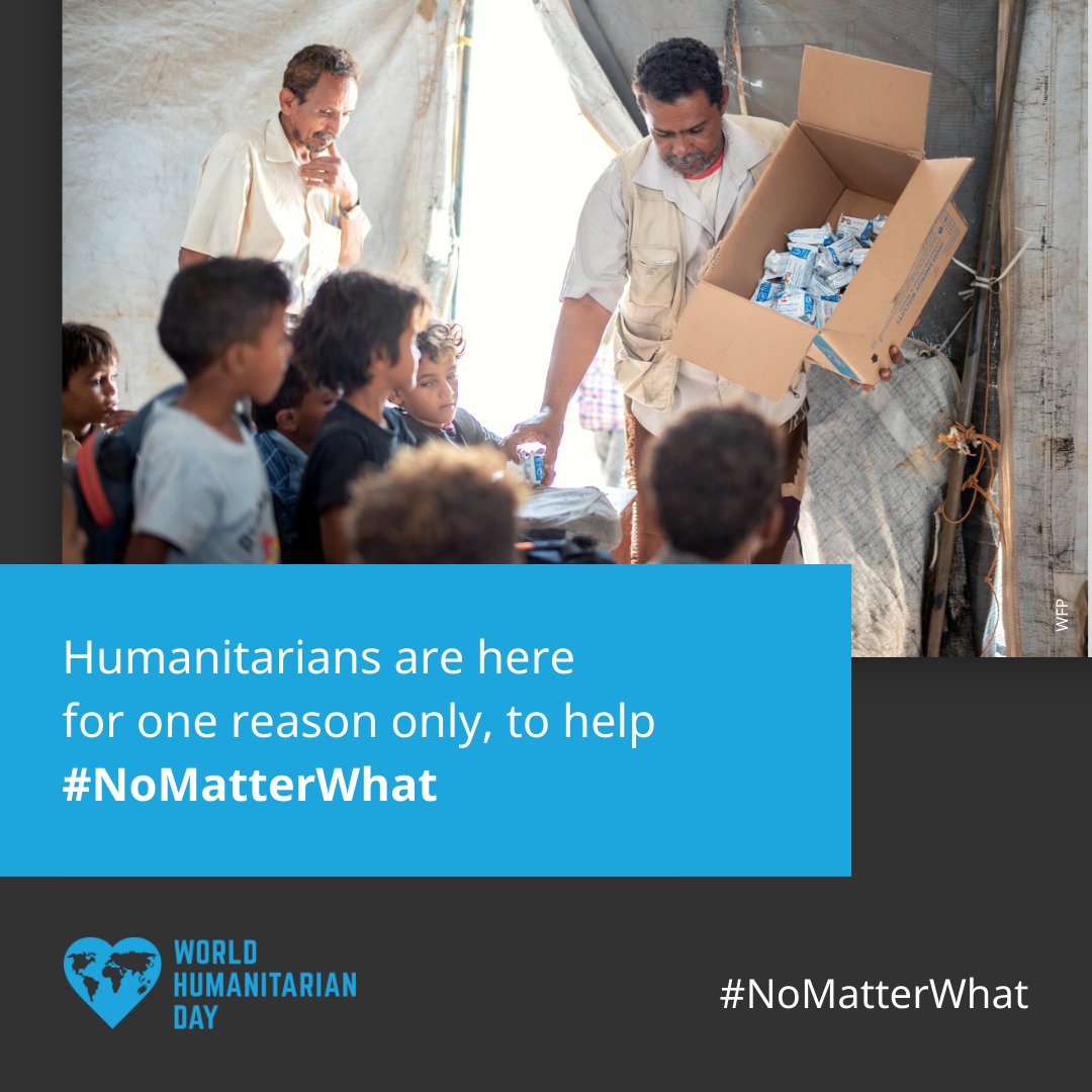 Misinformation and disinformation campaigns deprive affected people of desperately needed aid & threaten the safety of beneficiaries & aid workers.  

🛑 #TakeCareBeforeYouShare #NoMatterWhat