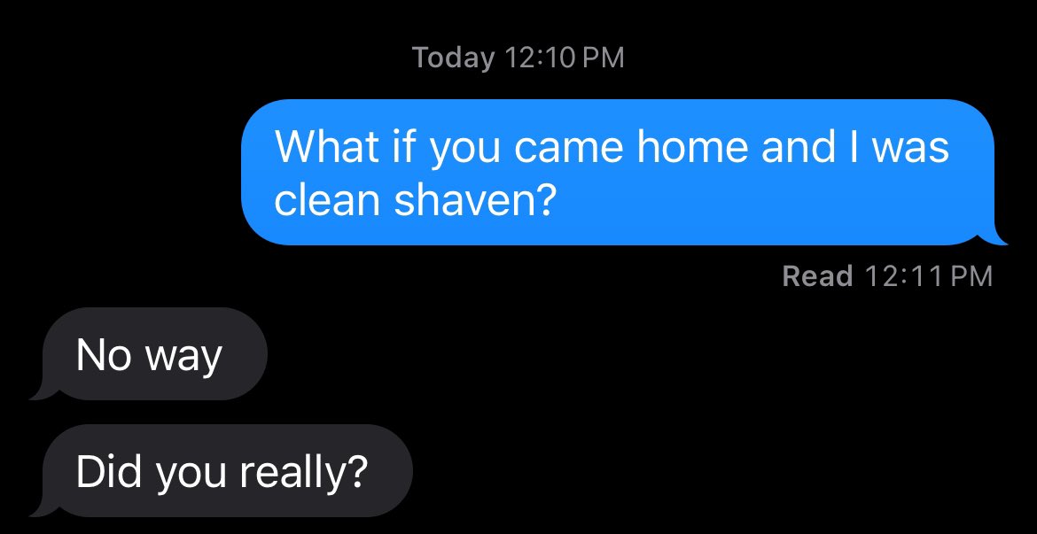 This is how I cause chaos at home. Just leave that on read until she gets home.