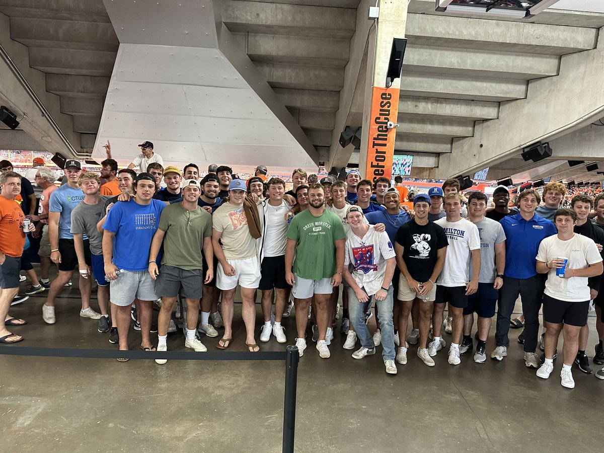 The gang goes to the Cuse Game 🍊