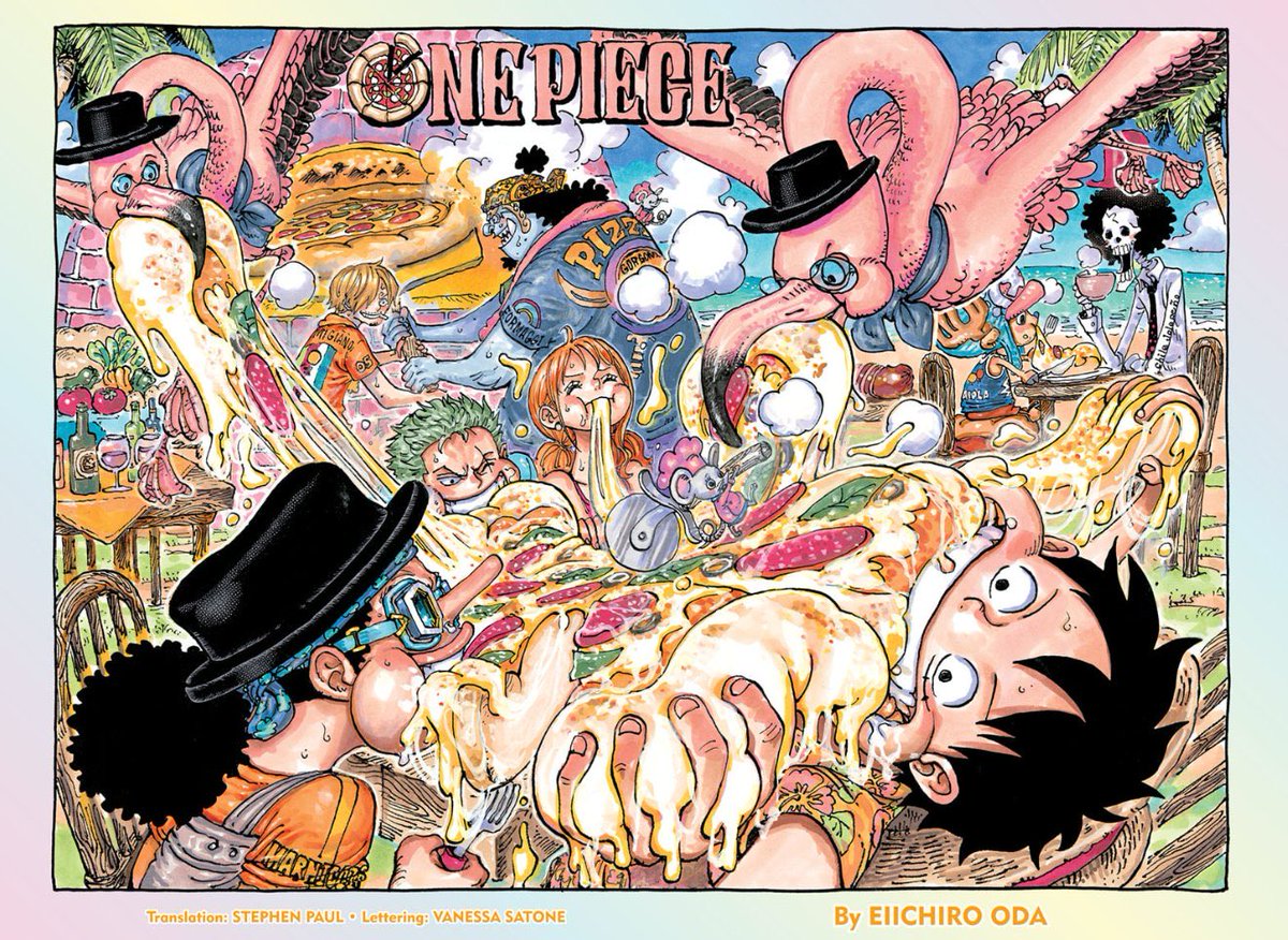 WikiaOnePiece's tweet image. #ONEPIECE Chapter 1091 versi legal (Mangaplus) sudah bisa dinikmati ya!

Indonesia:
mangaplus.shueisha.co.jp/viewer/4000271

Inggris:
mangaplus.shueisha.co.jp/viewer/1018827

Bonus Color Spread 😍