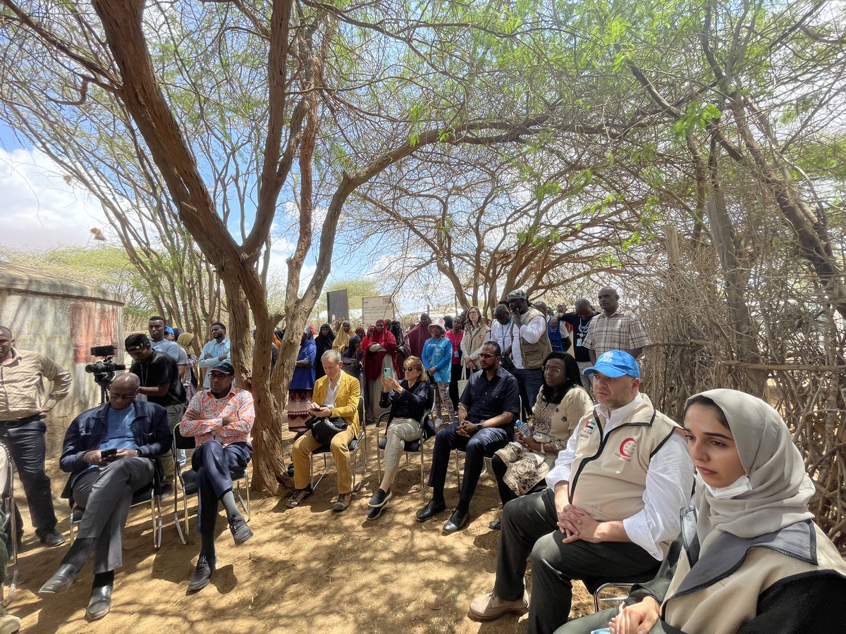 Amplifying the voices of <a href="/refugees/">UNHCR, the UN Refugee Agency</a> #Dadaab. <a href="/COP28_UAE/">COP28 UAE</a> delivering on their commitment to be inclusive of those on the front lines of the #ClimateEmergency. Could not be a better way to lead into #ACS. Now to move from talk to #ClimateAction.