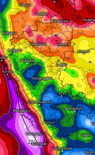 As monsoon revives, good rainfall activity is expected over North Karnataka districts

Moderate to heavy rains with isolated very heavy rains likely over the region in this week(particularly the next 3-4 days)

#Monsoon2023 #KarnatakaRains #KarnatakaMonsoon2023 #KarnatakaRain
