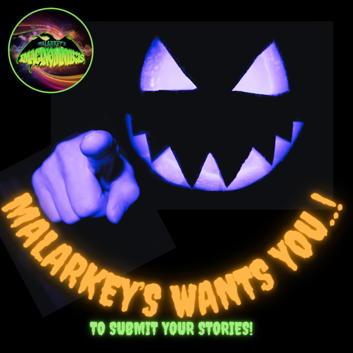 We're looking for your stories! Malarkey's ImaginOmnibus is a speculative fiction anthology and our third edition is a halloween special...

#writingcommunity #amwriting #writersoftwitter 

➡️➡️bsulkmedia.com/submissions
