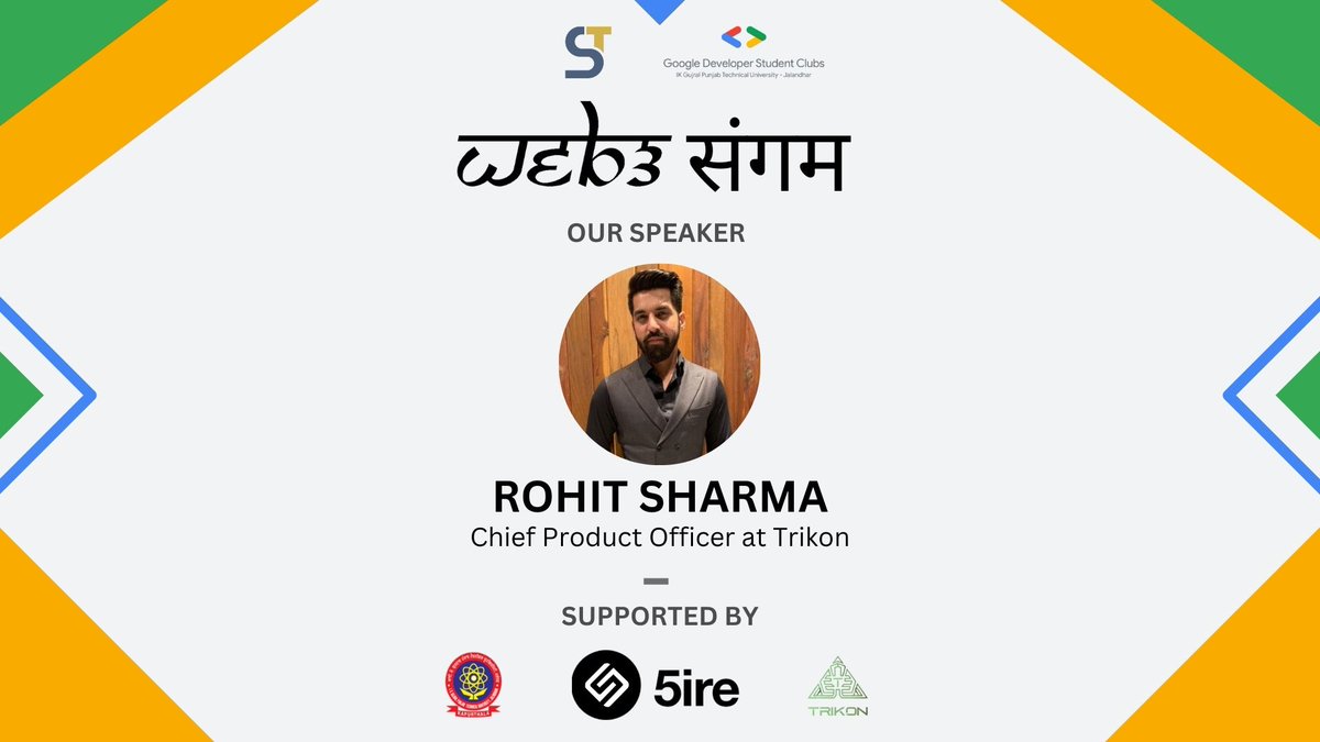 I'm thrilled to introduce our incredible lineup of speakers who will be sharing their knowledge and experiences 😎 .

We have Shubham Shakti ,Rohit Sharma, Priyanshu Mundra🤩

Get ready for exciting sessions by them, tomorrow 🤩
#WEB3SANGAM #SpeakerSpotlight #Community