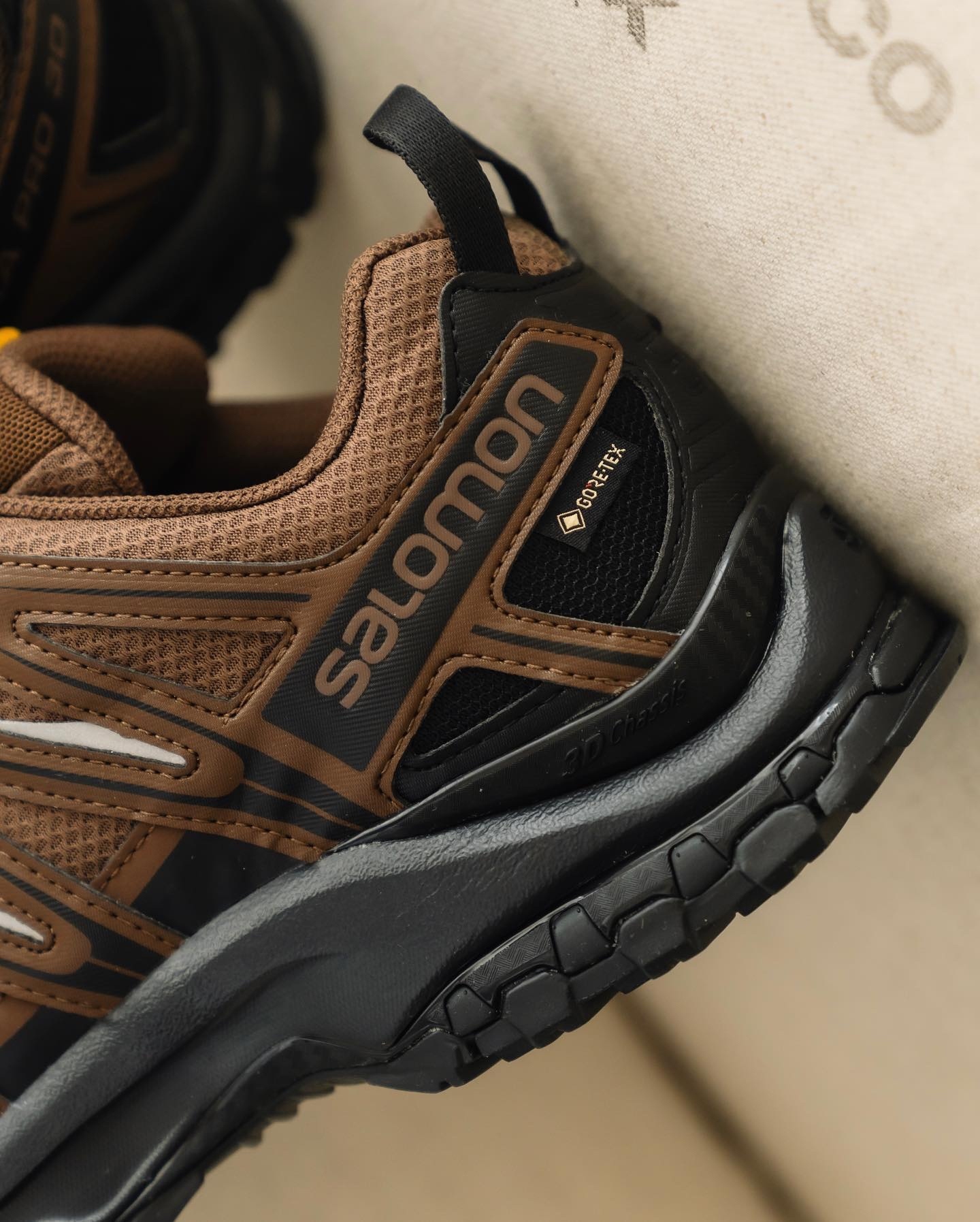 and wander x Salomon XA Pro 3D Gore-Tex Shoes - Brown