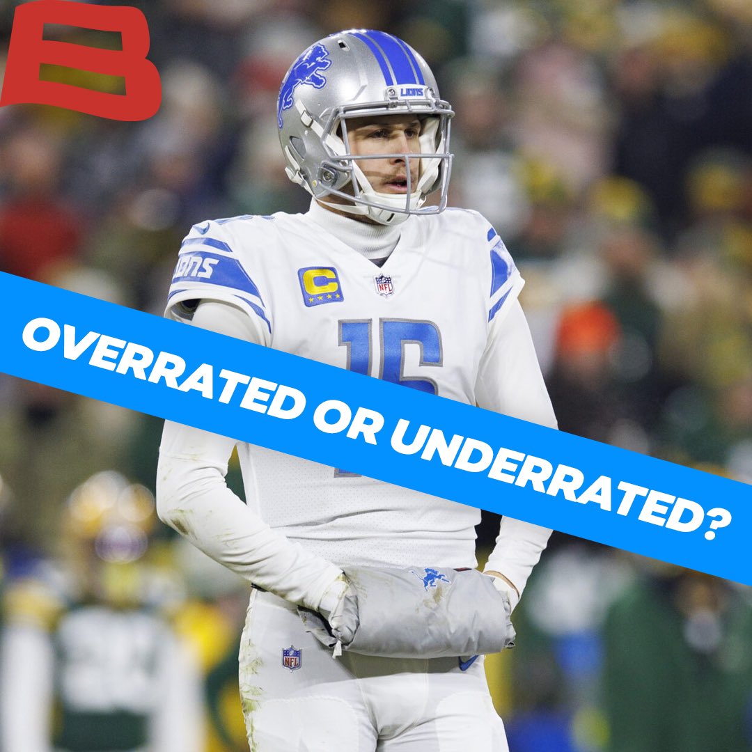 BovadaOfficial's tweet photo. Is Jared Goff:

❤️ for Overrated
🔁 for Underrated https://t.co/H3ZAL0N2VY