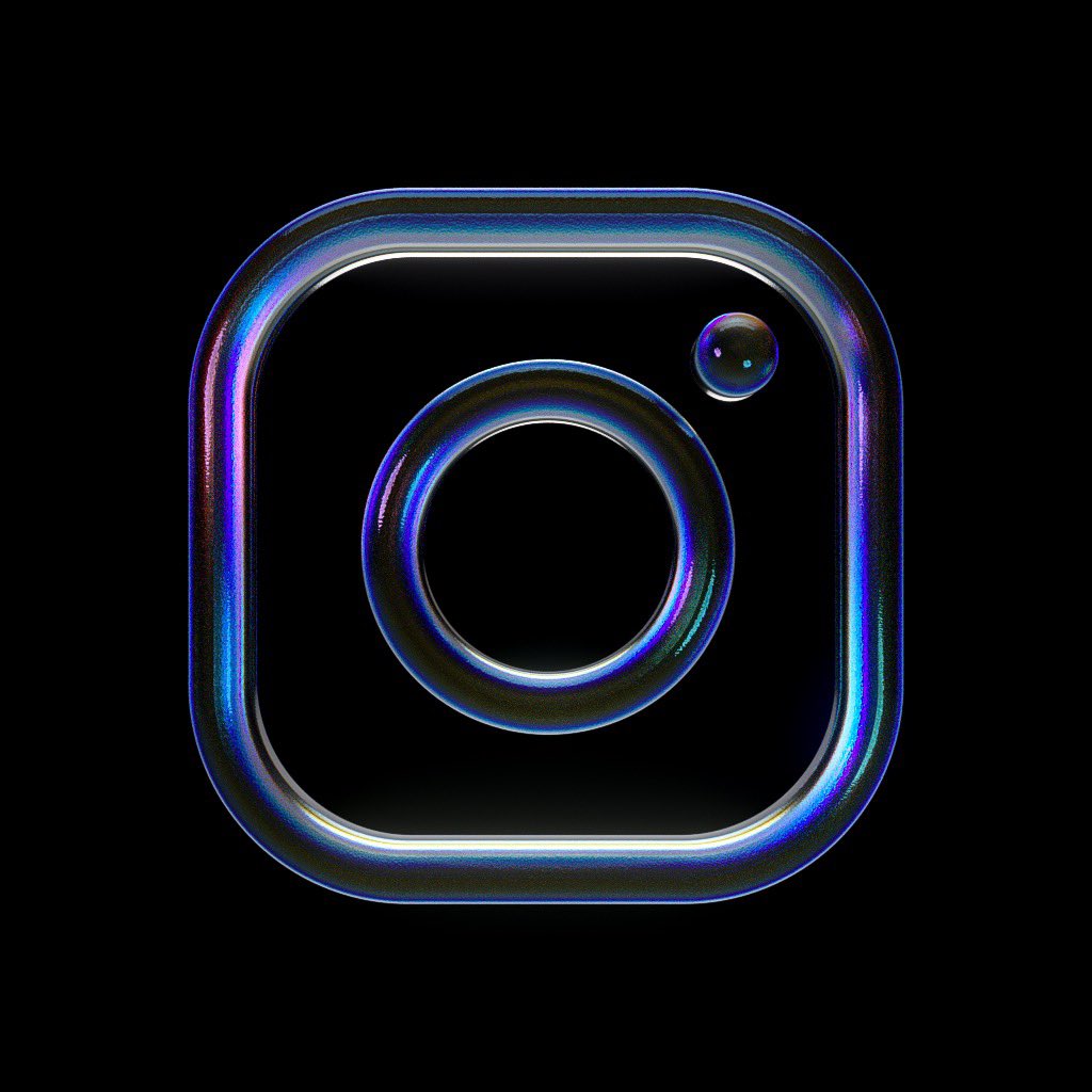 Glass Instagram icon by @rathniley