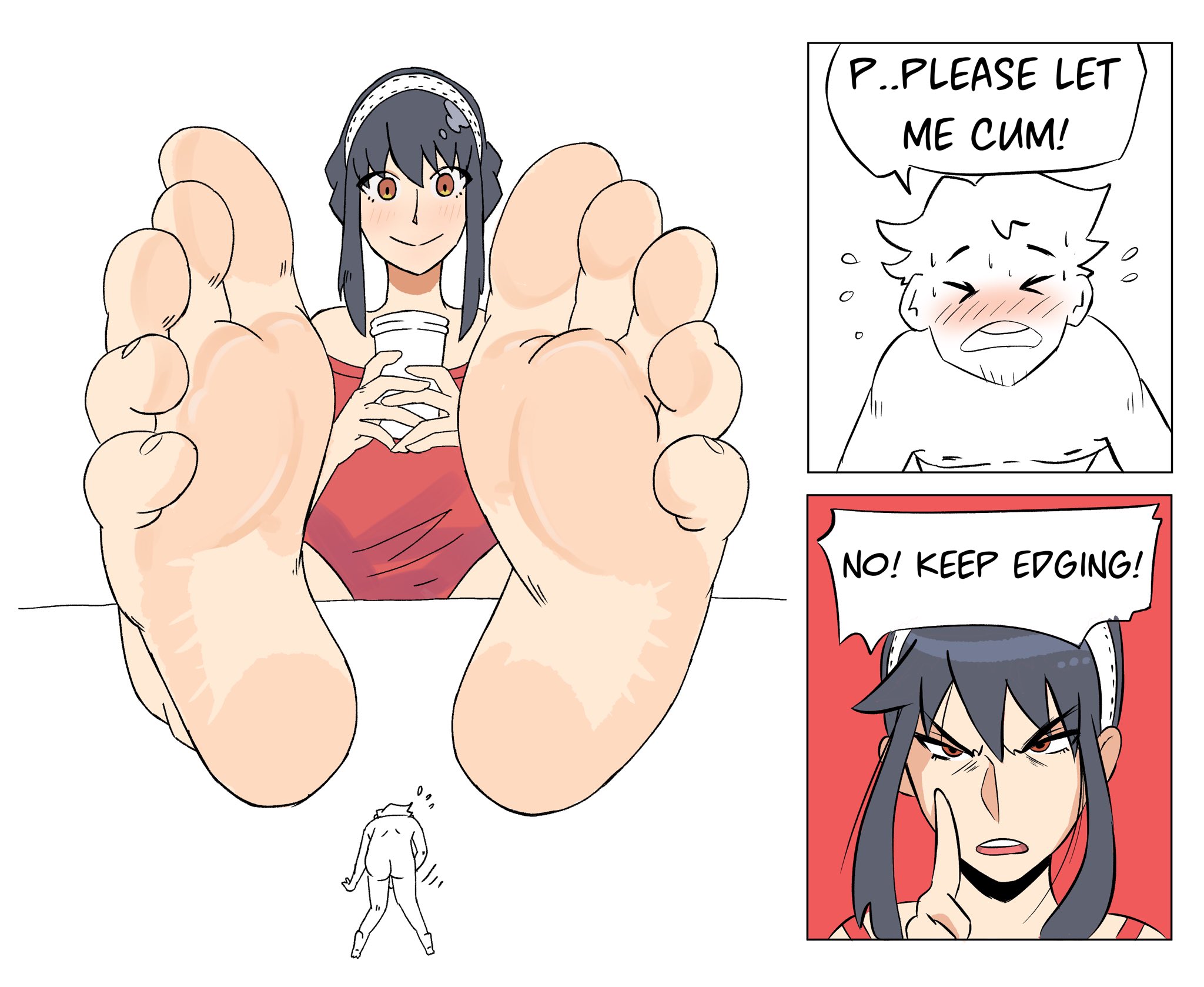 Ramens on X: You can stare at Yor Forger's feet and soles but she will  make you edge the entire time, would you do it? t.cohyIEvNeweN  X