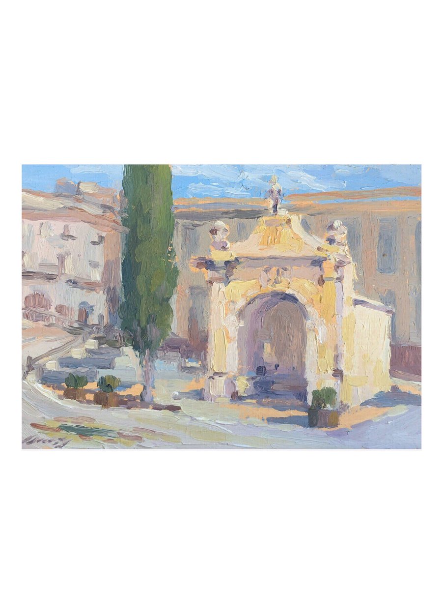 BernatBarris's tweet photo. 10 x 16 cm oil on wood

#pleinairpainting #landscapepainting #oilpainting #art #osdebalaguer #painting #impressionism https://t.co/RY6jzEX4cO