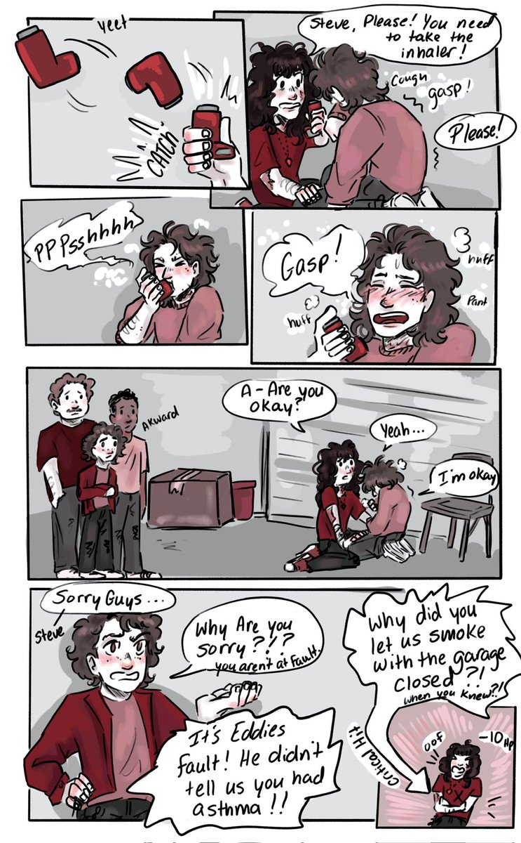 disjointed_art's tweet photo. The poll has spoken! 
—
Pages 13&amp;14 of Catch my breath Part 2:sprout
—
Gareth to the rescue? These boys need to figure out their shit!
—
Tw: asthma attack/ coughing fit https://t.co/kwm6DUq2aK